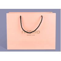 Quality Delicate Bespoke Printed Paper Bags , Pink Paper Carrier Bags Accurate 4C for sale