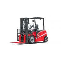 Quality A Series Four Wheel Electric Forklift Truck 4.0 - 5.0 Ton Red Color For for sale