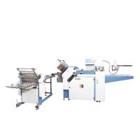 Quality Cross Fold Paper Folding Machine With 480mm Width 12 Buckle Plate for sale