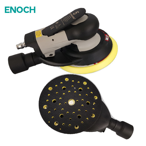 Quality 6 5 Inch Pneumatic Orbital Sander With Vacuum Grinding Head Auto Beauty Tools for sale