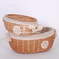 China wicker basket willow baskets storage baskets Cheristmas basket wicker bread basket factory
