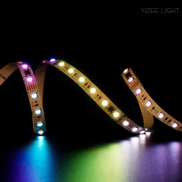 Quality Digital RGB LED Strip DMX512 60LEDs/M 12mm 14.4W/M 5050 Dream Color Led Strip for sale