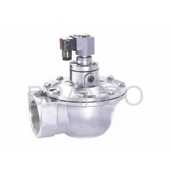 Quality Double Diaphragm Right Angle Electromagnetic Pulse Valve 2 1/2" Connecting Port for sale