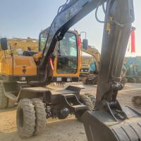 Quality Used 7 Ton Lin Gong LG75F Hydraulic Wheel Excavator Road Construction Machinery for sale