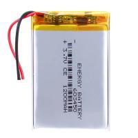 China LiFePO4 Lithium Battery OEM Lithium Polymer Battery Pack High Capacity 1200Mah 3.7V Rechargeable Battery Wholesale for sale
