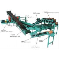China Semi Auto Waste Tyre Reycling Production Line / Waste Tire Recycling Machine factory