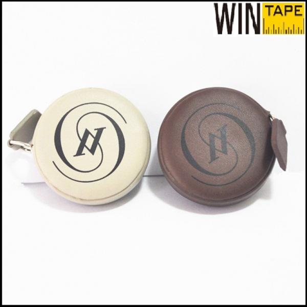 Quality Wintape Soft Leather Personalised Sewing Tape Measure Flexible Durable for sale