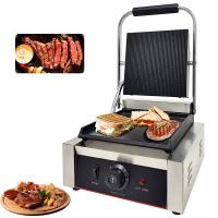 China Commercial Electric Grill Portable Panini Sandwich Contact Griddle 305*340*190mm 10.8kg factory