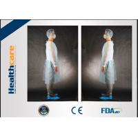 China PP/SMS/SMMS Disposable Exam Gowns Antibacterial Fluid Resistant factory
