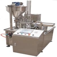 Quality 50-500ml Rotary Cup Filling Sealing Machine Customizable juice cup sealing for sale