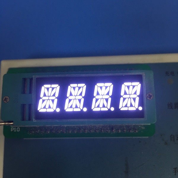 Quality 4 Digit 16 Segment Led Display 0.39 Inch Common Cathode For Temperature Humidity Indicator for sale