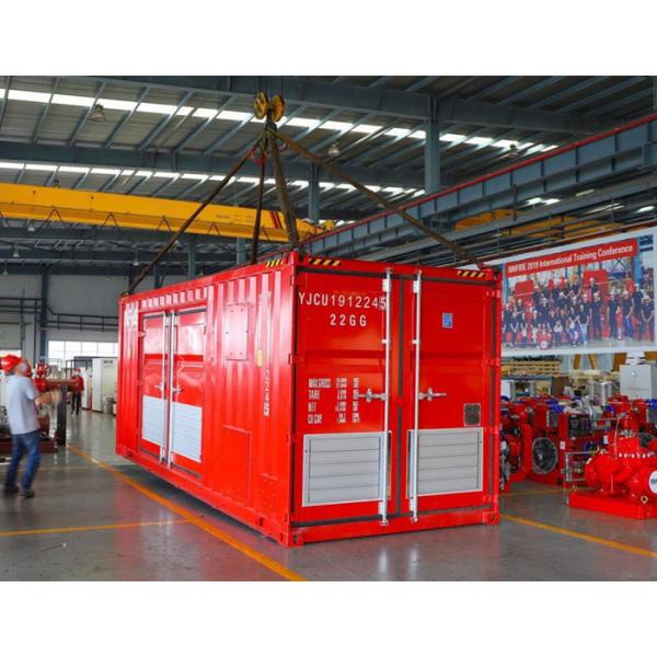 Quality Red 250GPM Skid Mounted Fire Pump Package With Electric / Diesel Engine for sale