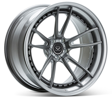 Quality 18 Inch 22 Inch 3 Piece Forged Deep Lip Concave Car Wheels For Luxury Car for sale