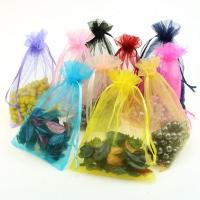 Quality factory price beautiful cheap gift organza drawstring bag gift pouch Jeweller for sale