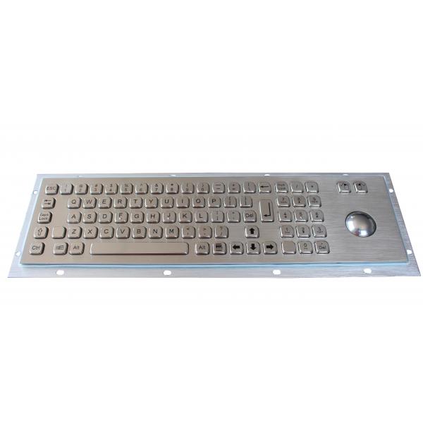 Quality Industrial Keyboard With Trackball Panel Mount Metal Wired Keyboard for sale