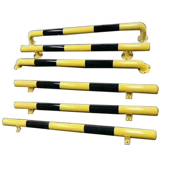 Quality Parking Lot Pipe Car Space Limiter Vehicle Stop Blocks Rod Iron Foot Bracket for sale
