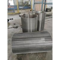 China High Temperature Resistance Johnson Vee Wire Screen For Length 0.25m-3m factory