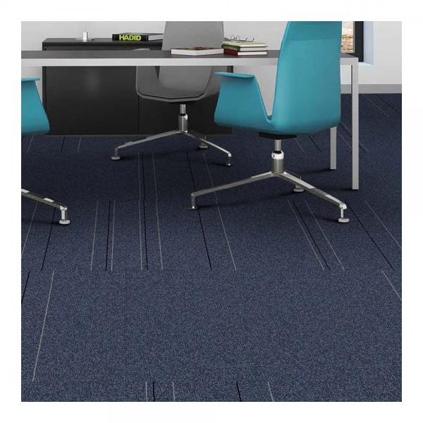 Quality 50x50cm Decorative Nylon Carpet Tiles PP Carpet Tiles With Bitumen Backing for sale