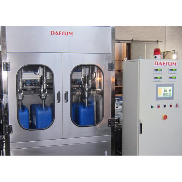 Quality Four Nozzles Ex Proof Automatic Chemical Liquid Jerrycan Filling Machine for sale
