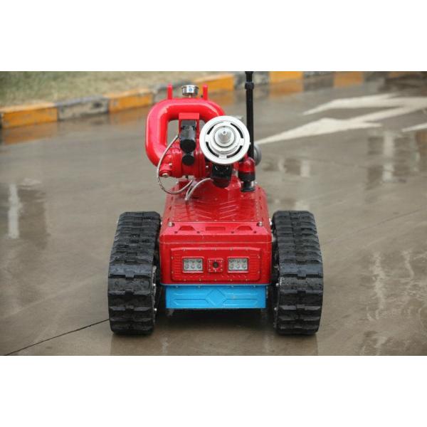 Quality Remote Control Automatic Fire Fighting Robot , Automatic Fire Extinguisher Robot for sale