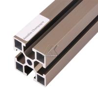 China OEM Service Customized T-slot Aluminum Extruded Profile And Square Industrial Aluminum Alloy factory