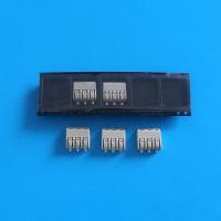 China Brown 3 Pin Triple Pole SMD LED Connectors 4.0mm Pitch with PA66 UL94V-0 Housing factory
