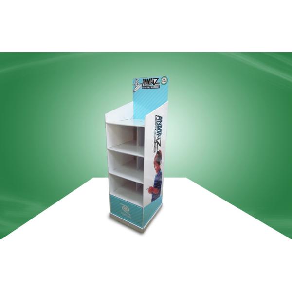 Quality Four Shelves Cardboard Floor Displays for sale