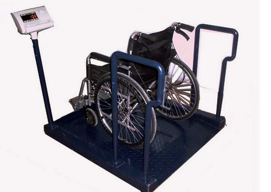 Quality Hospital 1000kg Medical Wheelchair Weighing Scales Carbon Steel for sale