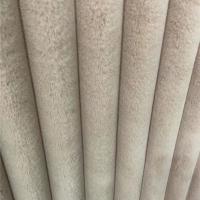 China Cream Red Brown Soft Fluffy Fabric Fluffy Fur Material factory