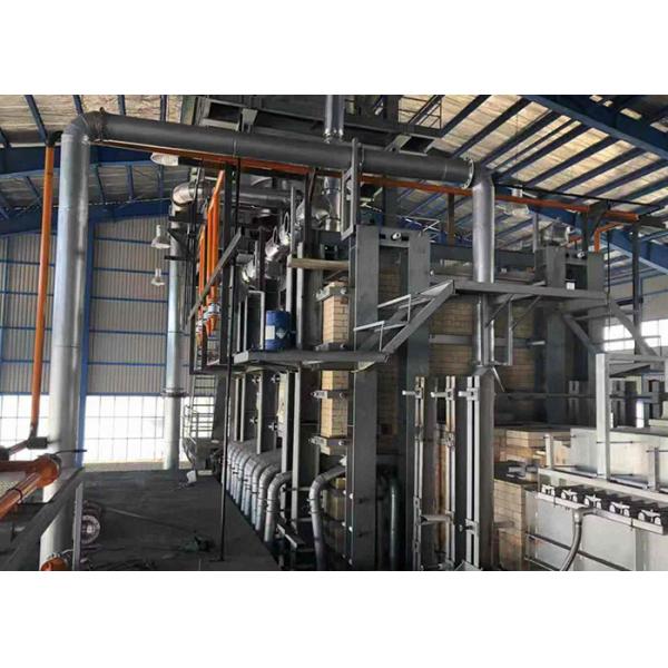 Quality Glass Material Melting 10 TPD Small Recuperative Furnace for sale