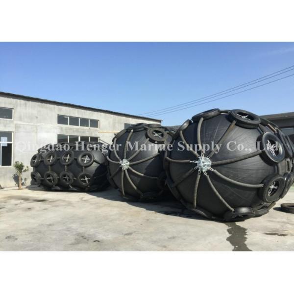 Quality Natural Rubber Boat Mooring Fenders Inflatable Rubber Fender 1M - 6.5M Long for sale