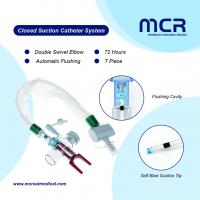 China Closed Suction Catheter System MDI port turbo flushing 72H CE/ISO13485/FDA factory