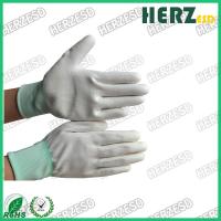 China 13 Gauge ESD Nylon Glove Esd Safe Gloves PU Coated Nylon Palm factory
