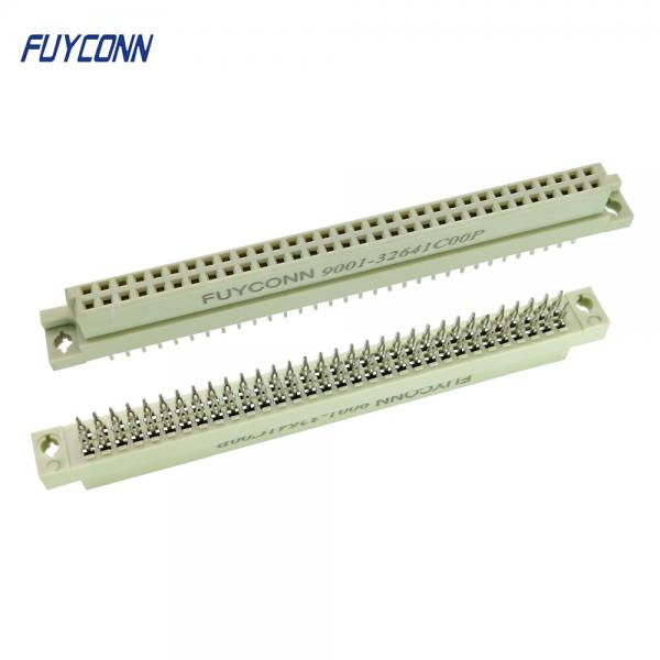 Quality Female DIN41612 Connector 2Rows 16pin 32pin 64pin Solderless PCB Eurocard for sale