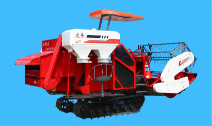 China Manual Unloading Full Feeding Rice Combine Harvester 45kw for sale