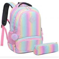 China OEM ODM Rainbow Primary School Backpack For Girls factory
