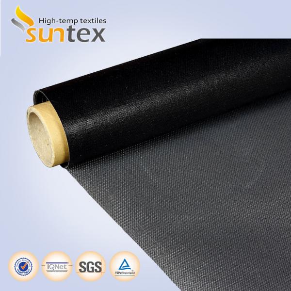 Quality 580g Ptfe Coated Fiberglass Fabric China Single Side For Heat Resistant Blanket for sale