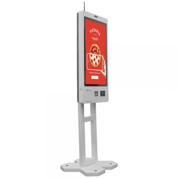 Quality Capacitive Touch Screen Restaurant Ordering Kiosk Machine Self Service Payment for sale