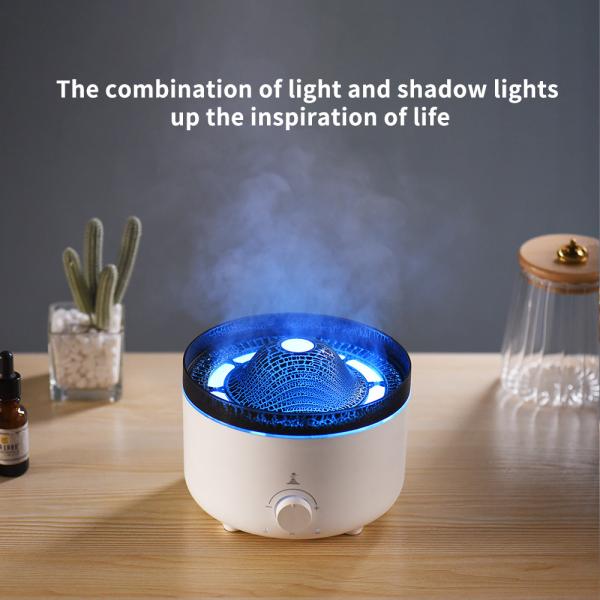 Quality HOMEFISH 36db-45db Essential Oil Diffusers Flame Air Diffuser 560ml for sale