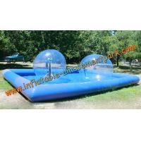 China Blue Inflatable Human Sized Hamster Ball / Inflatable Walk On Water Ball for sale
