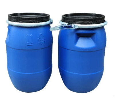 Quality Blue Open Top HDPE Drum Cylinder 50 Litre Plastic Barrel ODM for sale