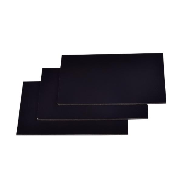 Quality Durable Black Signage Aluminum Composite Panel Waterproof Nontoxic for sale