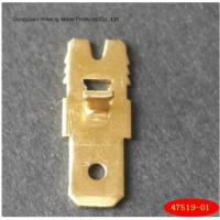 Quality Brass Battery Cable Ring Terminals 0.8mm Width Ring And Spade Terminals for sale