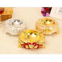 China Thickness 5.0mm OEM Antique Plating Zinc Alloy Ashtray factory