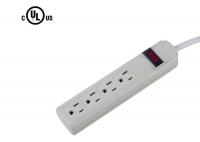 China Four Outlet Multi Socket Power Strip / Industrial Power Strip For Home Appliance factory