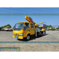 China ISUZU 600P 130hp Telescopic Bucket Truck 21m Manlift 1200*600*1100 factory