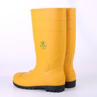 China High-Top Steel Baotou Steel Soled Rain Boots Smashing And Piercing Protective Boots Waterproof Safety Shoes factory