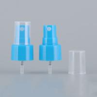 China 24mm 24/410 Plastic Fine Mist Sprayer Blue Alcohol Face Sprayer For Bottle factory