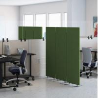 China Polyer Fiber Beautiful Removable Acoustic Office Dividers Space Room Acoustic Partition factory