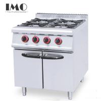 China 2022 Commercial Kitchen Equipment 4 Burner Gas Stove with Cabinet factory